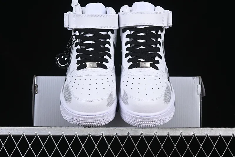 All Categories Nk Air Force 1 Air Force Series Nk Air Force 1 Mid Air Force Mid Nk Air Force 1'07 Mid Broken Hook Inkjet Painting Second Dimension Theme Air Force One Mid Casual Sneakers ZH0316-053